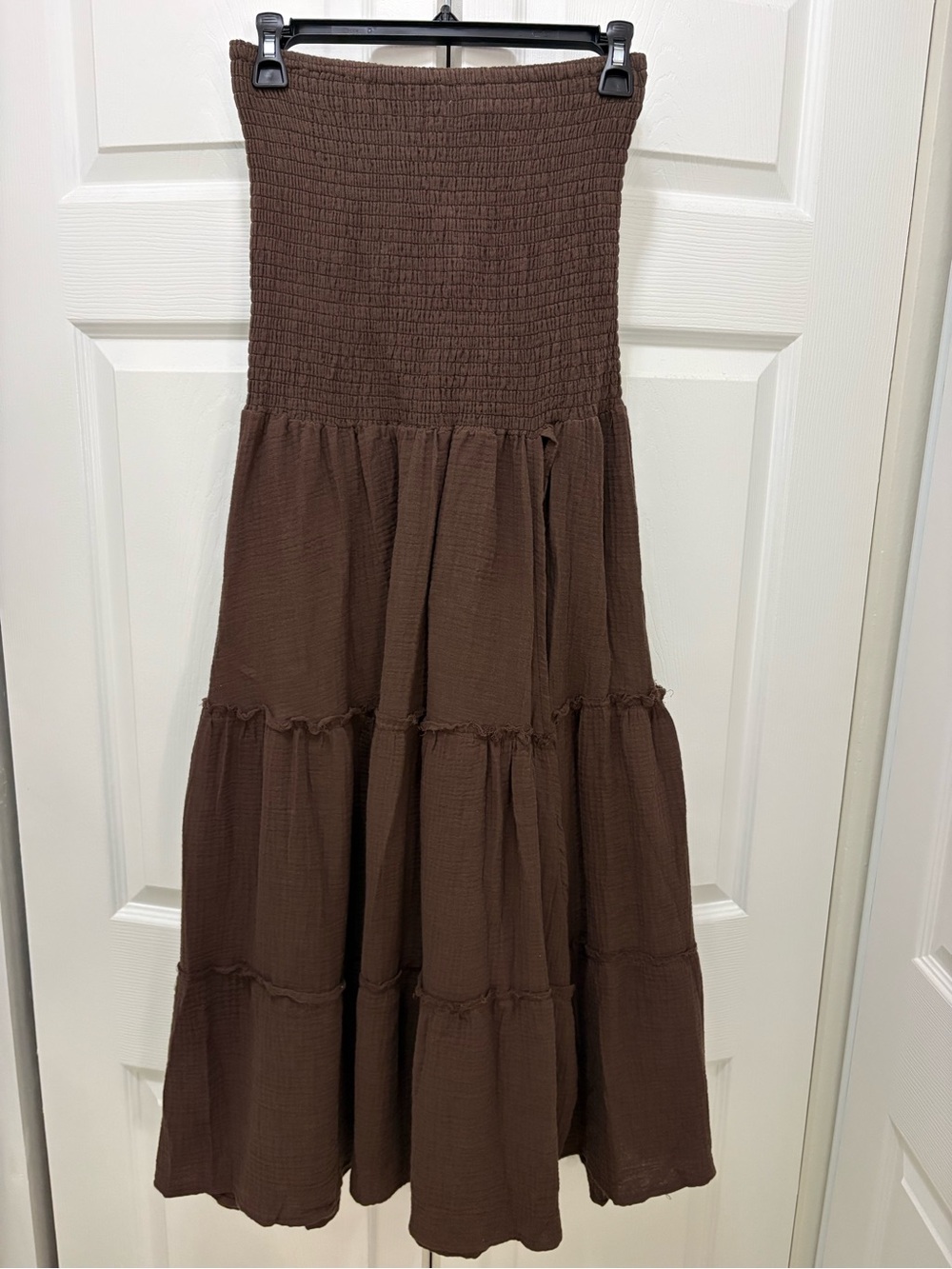 Brown Smocked dress